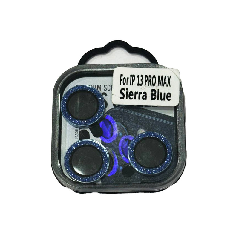 محافظ لنز دوربین مدل رینگی شاین دار مناسب برای گوشی موبایل اپل IPHONE 13 PRO MAX