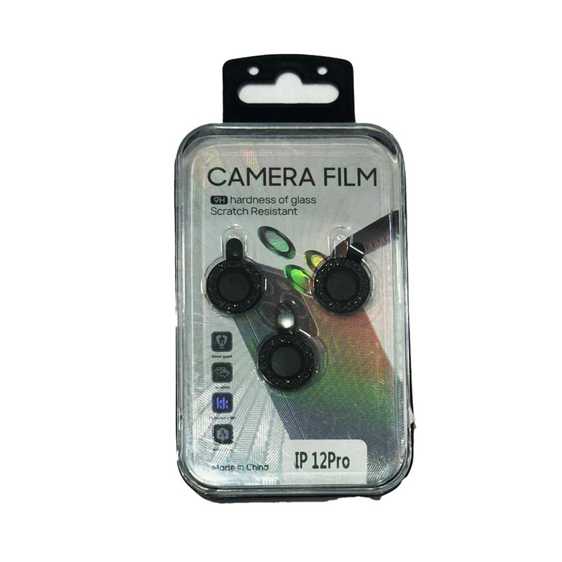 محافظ لنز دوربین مدل رینگی شاین دار مناسب برای گوشی موبایل اپل IPHONE 12 PRO