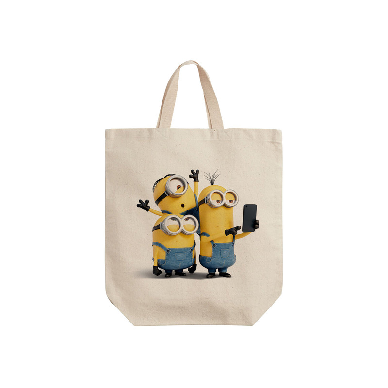 ساک خرید ترمه طراحان ایده مدل سلفی مینیونی کد cfp1137 - S