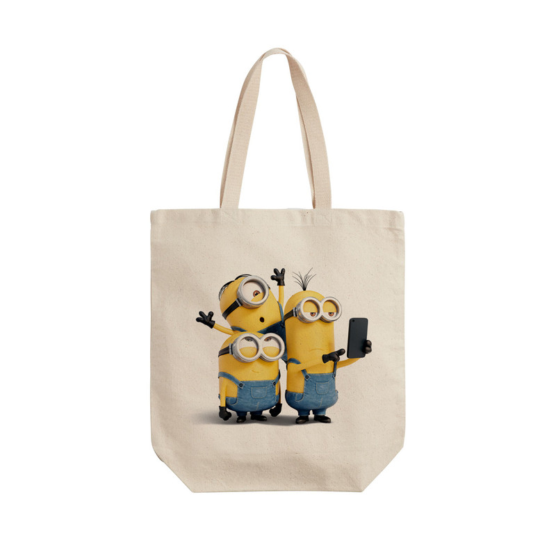 ساک خرید ترمه طراحان ایده مدل سلفی مینیونی کد cfp1137 - L