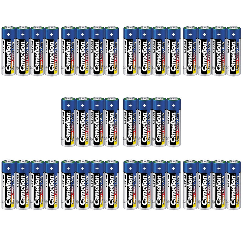 باتری قلمی کملیون مدل Super Heavy Duty بسته 40 عددی