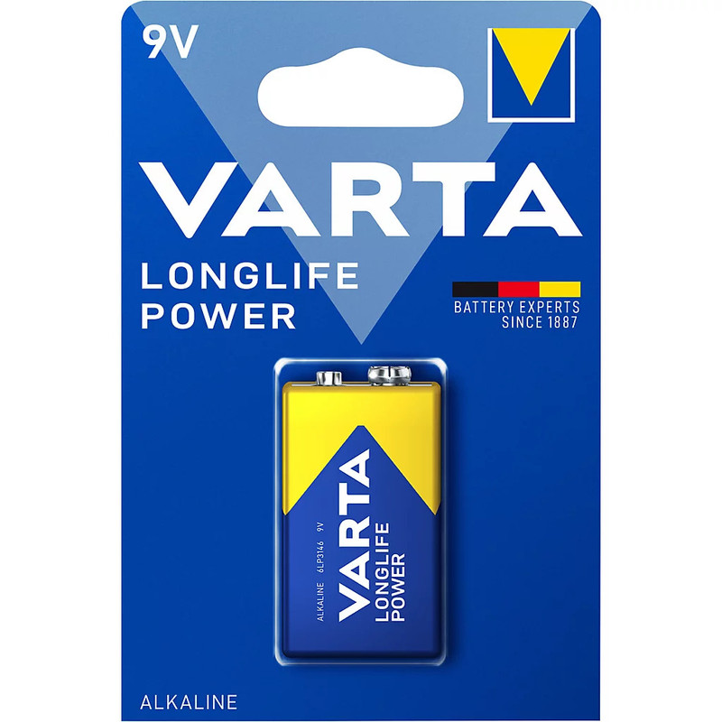 باتری کتابی وارتا مدل Longlife Power 9V 