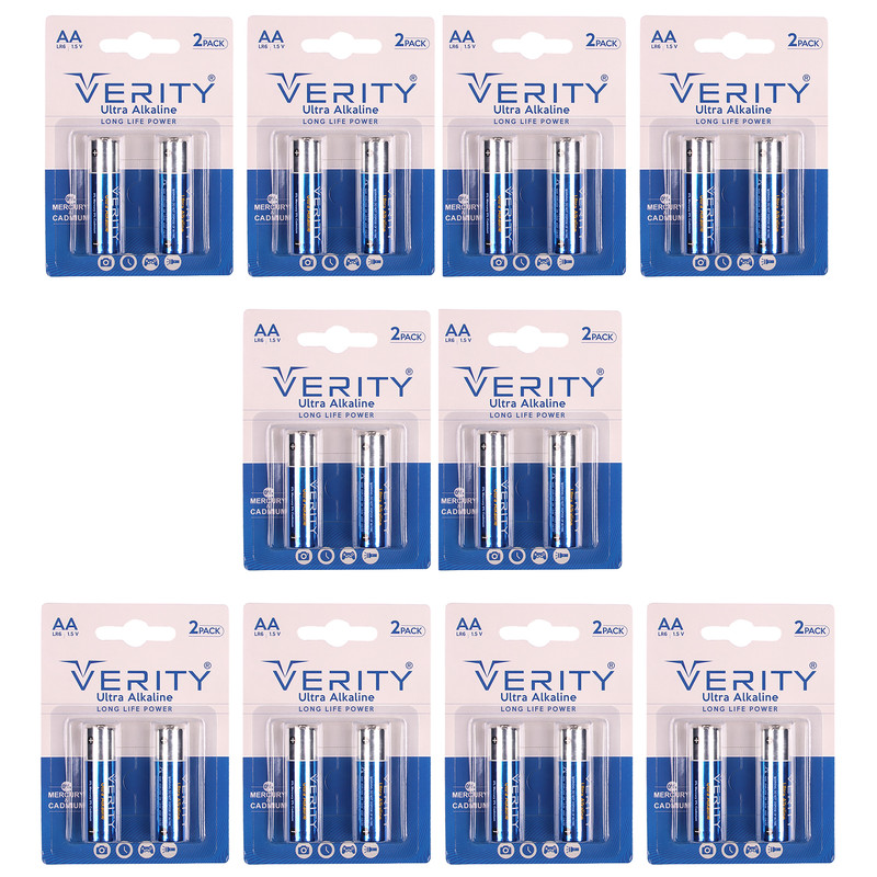 باتری قلمی وریتی مدل اولترا آلکالاین بسته 24 عددی