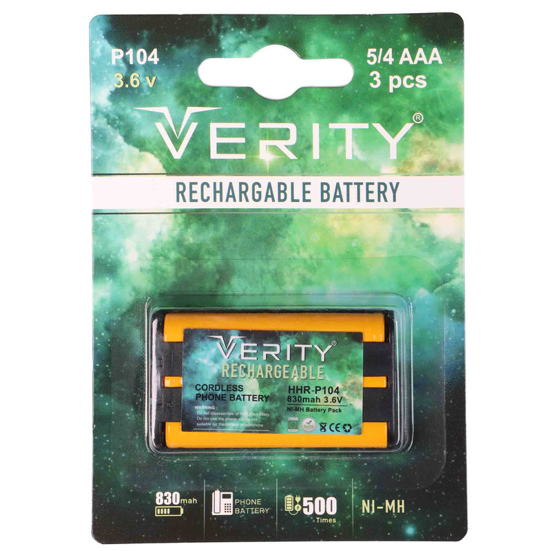 باتری قابل شارژ وریتی مدل P 104 / P104 