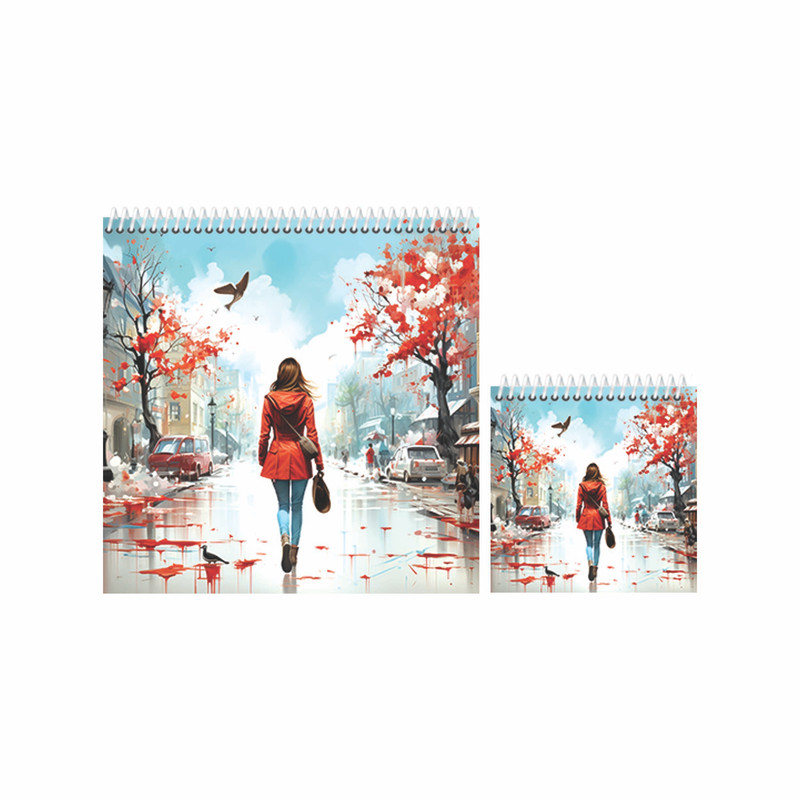 دفتر نقاشی 50 برگ یاسکو مدل حنا مجموعه دو عددی