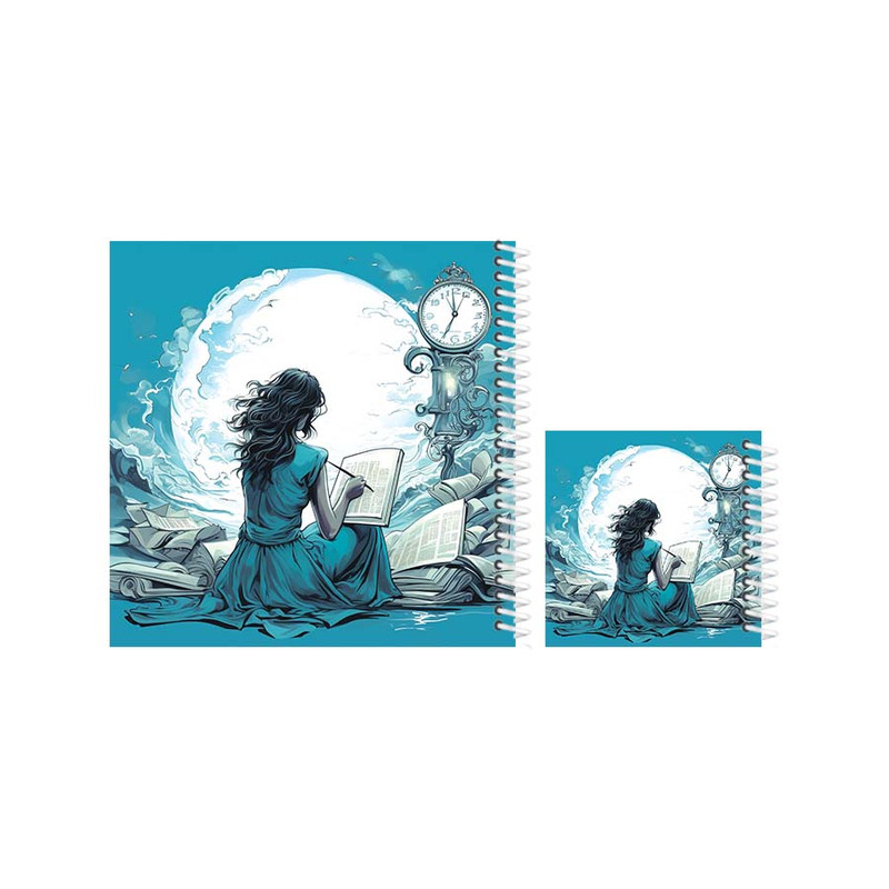 دفتر برنامه ریزی 80 برگ یاسکو مدل بولت ژورنال طرح ماوی مجموعه 2 عددی