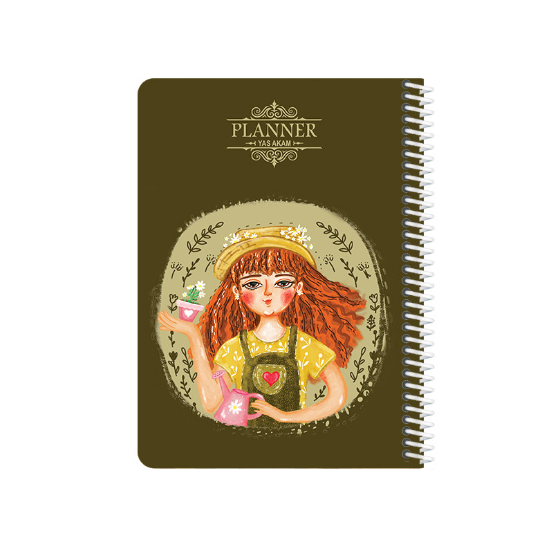 دفتر برنامه ریزی 100 برگ یاسکو طرح سبزک