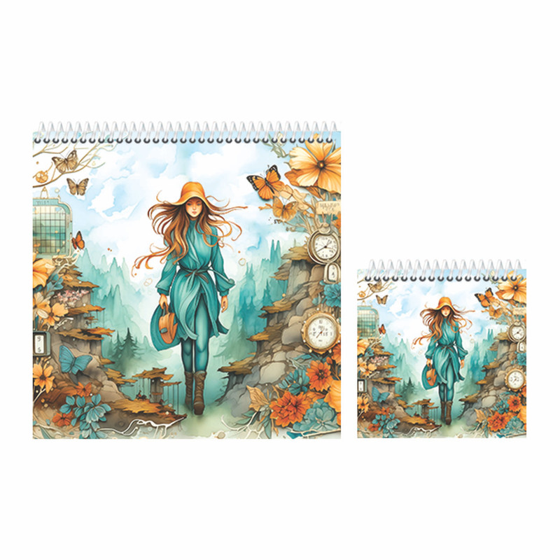 دفتر نقاشی 50 برگ یاسکو مدل افسون مجموعه دو عددی