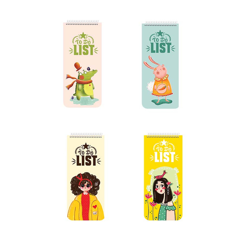 دفترچه برنامه ریزی 60 برگ یاسکو مدل لیست کارها بتا طرح یکتا