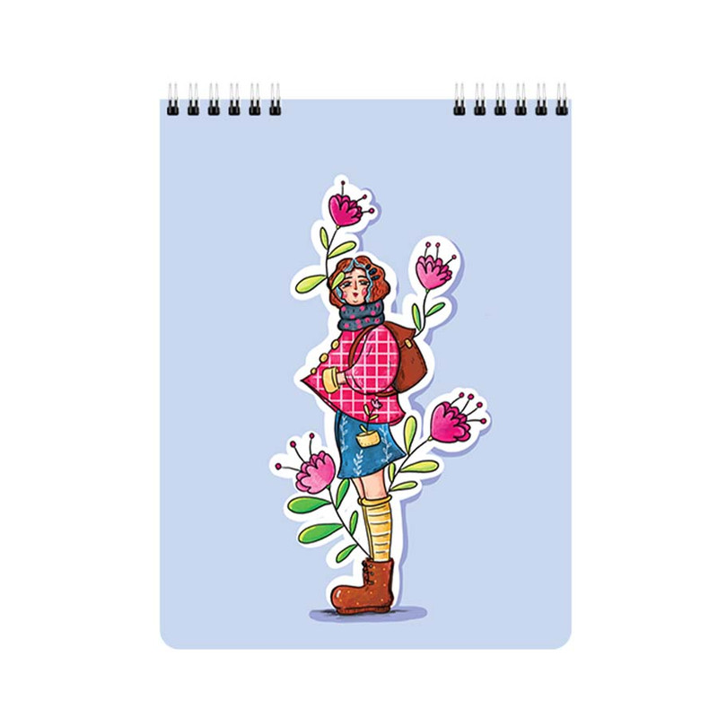 دفتر شطرنجی 70 برگ یاسکو مدل ترنم