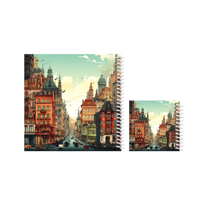 دفتر برنامه ریزی 80 برگ یاسکو مدل بولت ژورنال طرح ایتالیا مجموعه 2 عددی