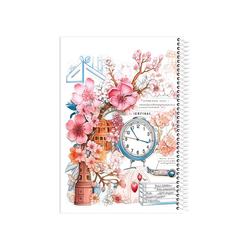 دفتر مشق 80 برگ یاسکو مدل B5 طرح بهار