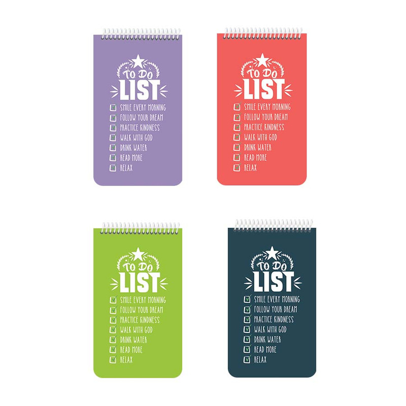 دفتر لیست کار ها یاسکو مدل نخودی مجموعه 4 عددی