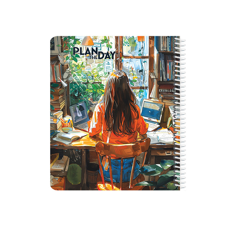 دفتر برنامه ریزی 90 برگ یاسکو طرح پنجره مدل طبیعت