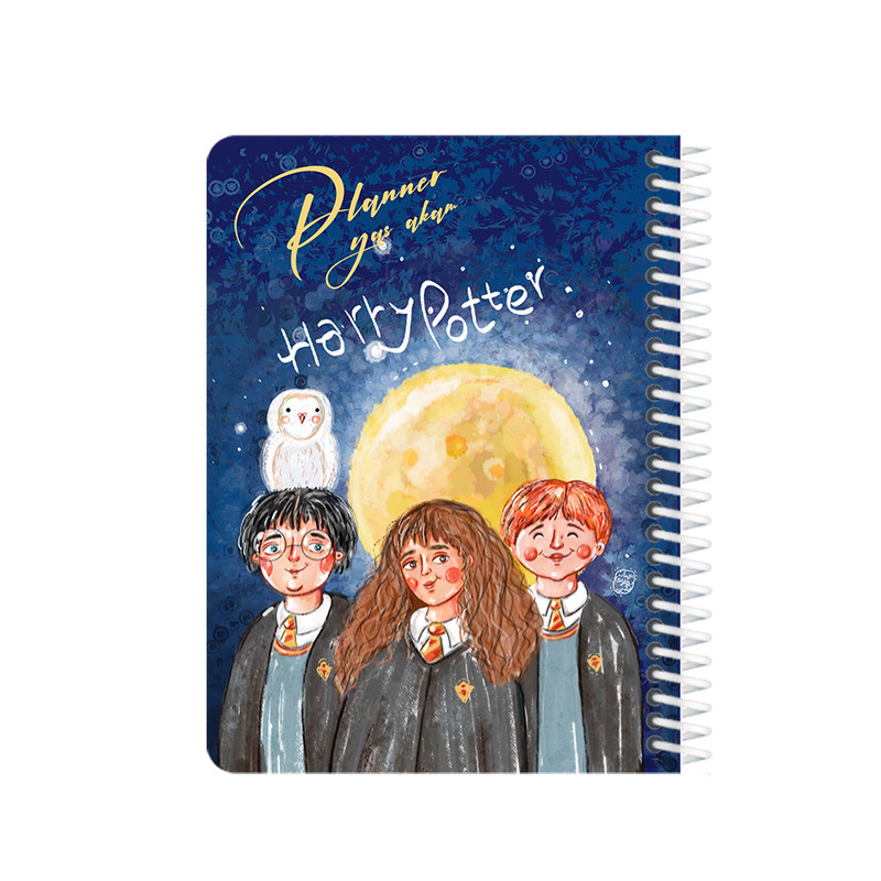 دفتر برنامه ریزی 80 برگ یاسکو  طرح هری پاتر مدل مینی