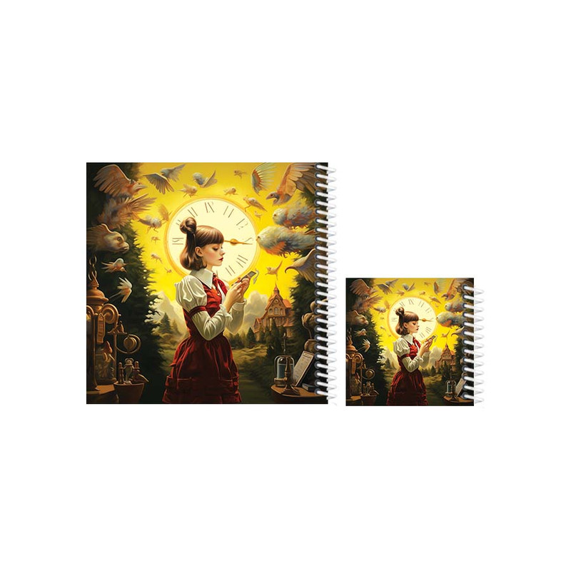 دفتر برنامه ریزی 80 برگ یاسکو مدل بولت ژورنال طرح گلدن تایم مجموعه 2 عددی