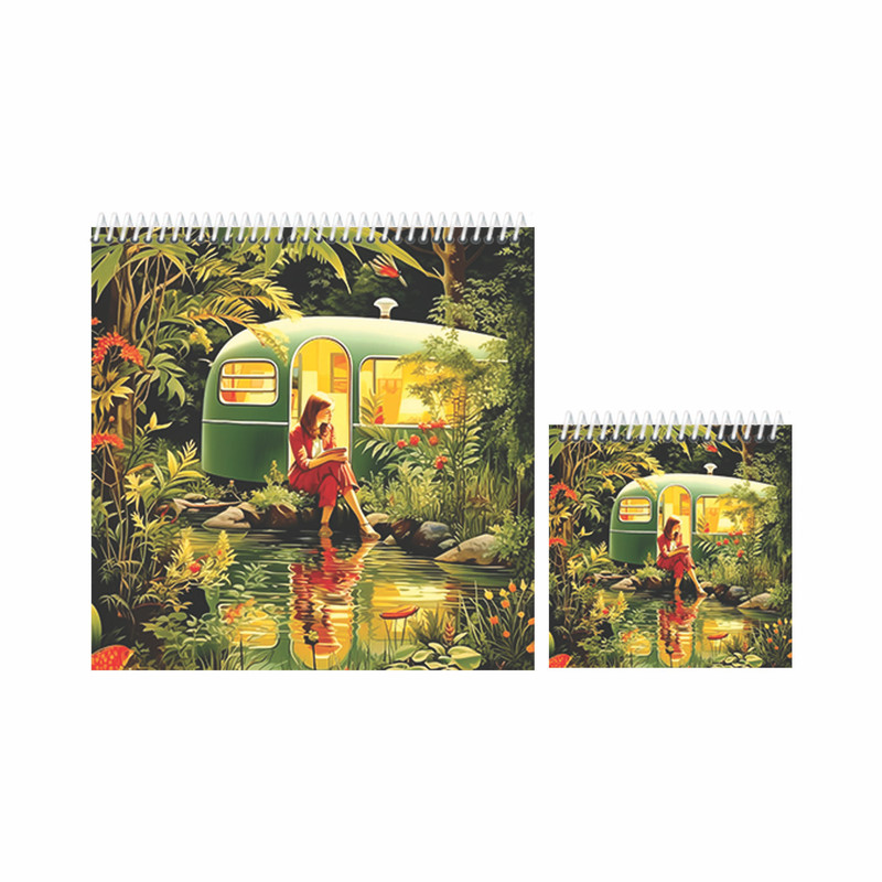 دفتر نقاشی 50 برگ یاسکو مدل برکه مجموعه دو عددی