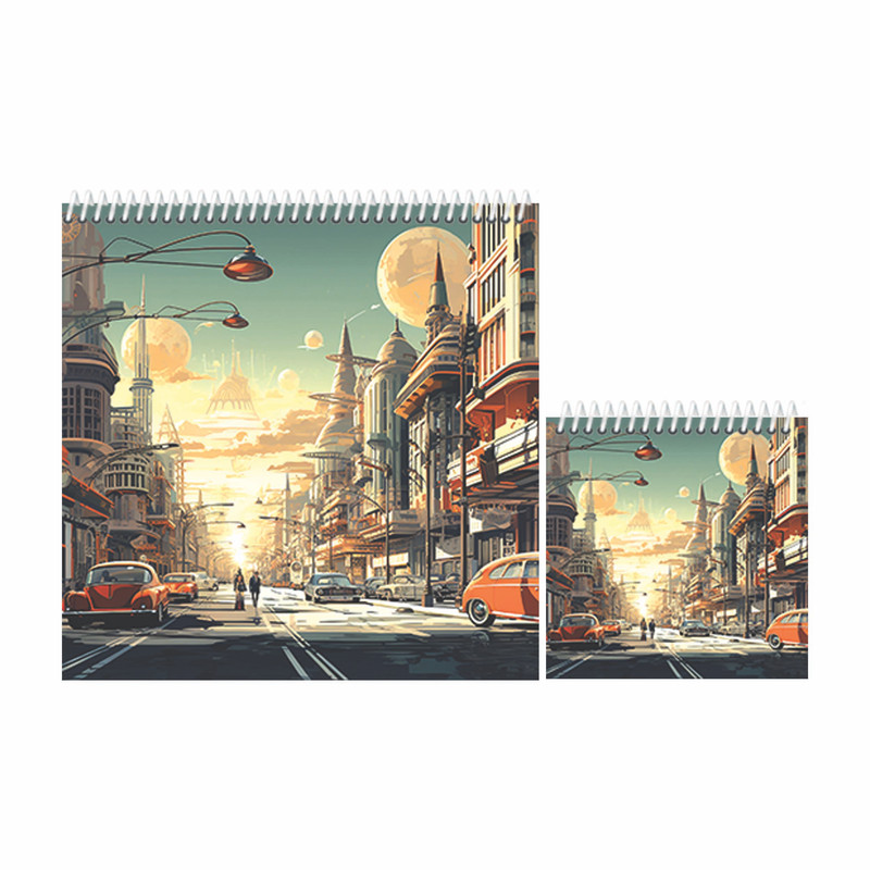 دفتر نقاشی 50 برگ یاسکو مدل مریخ مجموعه دو عددی