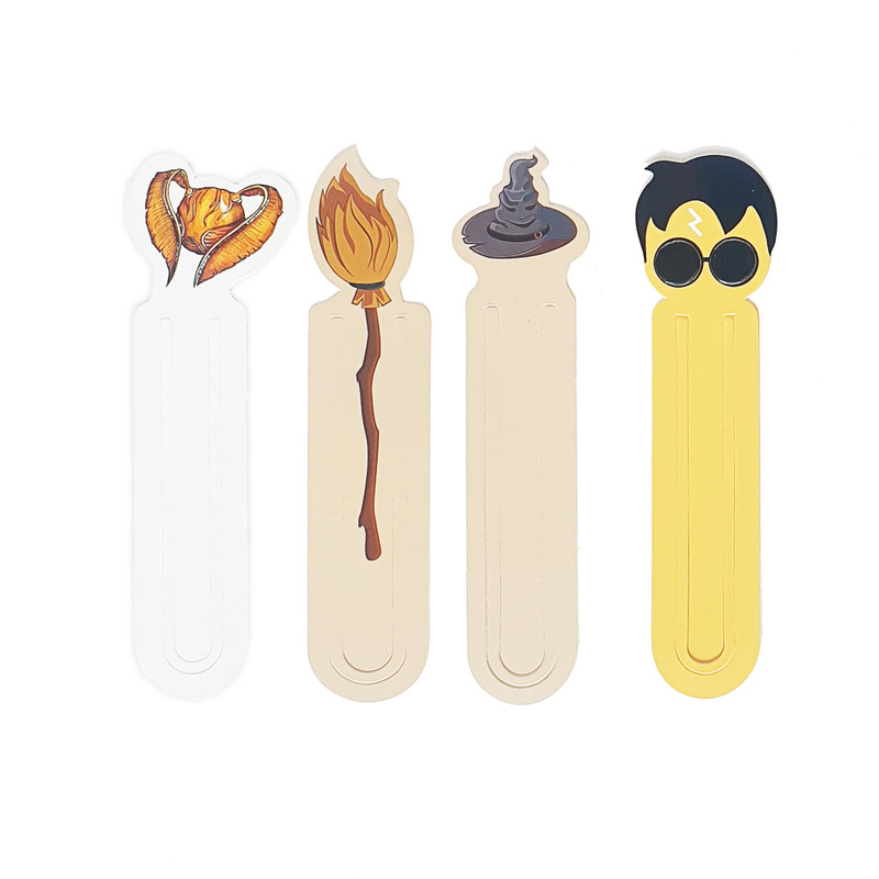 نشانگر کتاب مدل یاس آکام طرح هری پاتر مجموعه 4 عددی