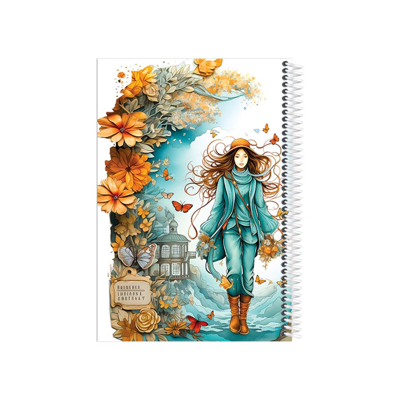 دفتر مشق 80 برگ یاسکو مدل B5 طرح افسون