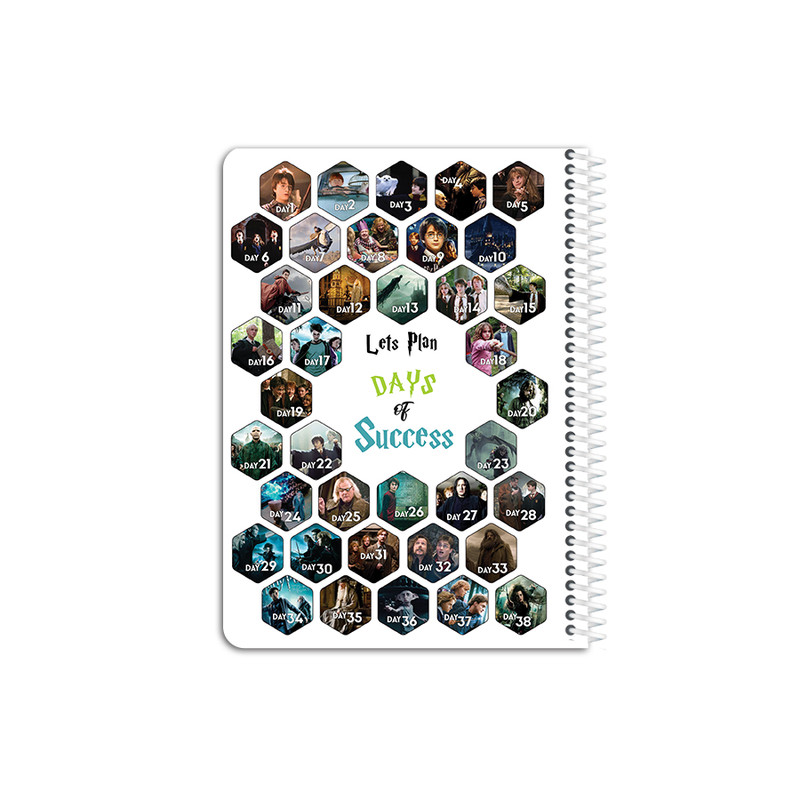 دفتر برنامه ریزی 90 برگ یاسکو مدل استیکری طرح هری پاتر 