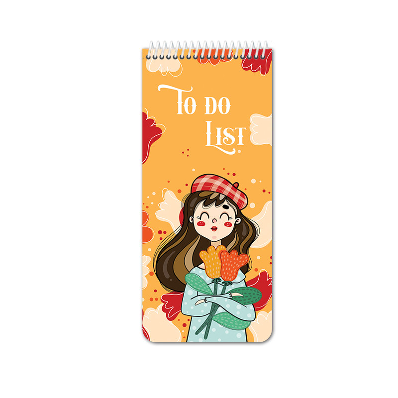 دفتر برنامه ریزی 90 برگ یاسکو مدل دفتر لیست کارها سیم از بالا طرح لاله