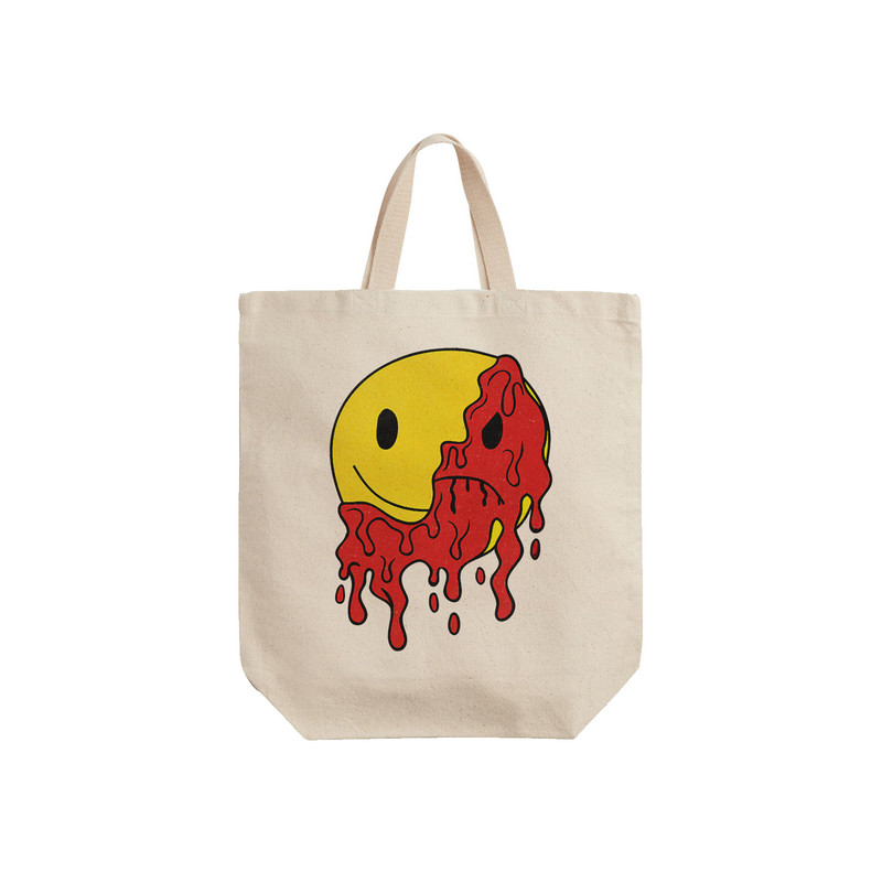 ساک خرید ترمه طراحان ایده مدل اموجی ذوب شده کد cfp2110 - S