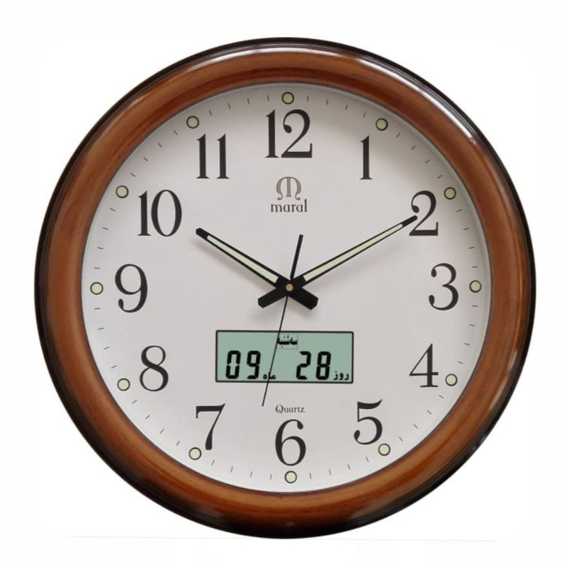 ساعت دیواری مارال کد 12 تقویم شمسی
