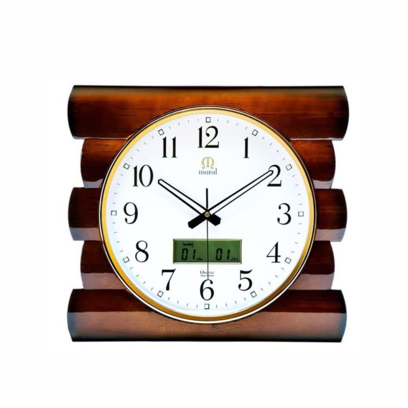 ساعت دیواری مارال کد 6 تقویم دیجیتال