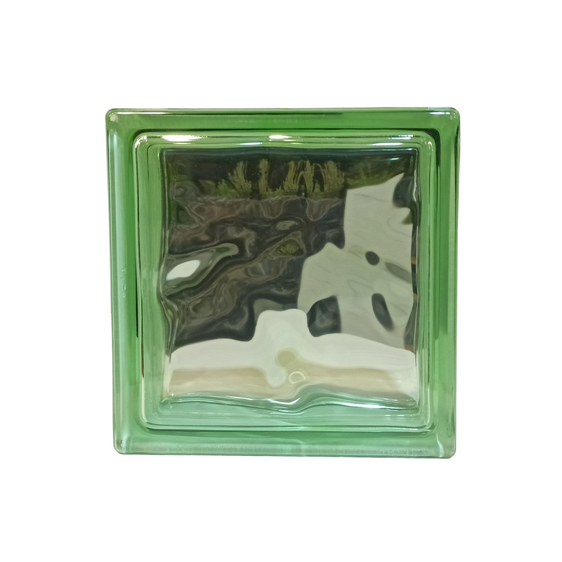 بلوک شیشه ای مدل موج آبی مجموعه ده عددی