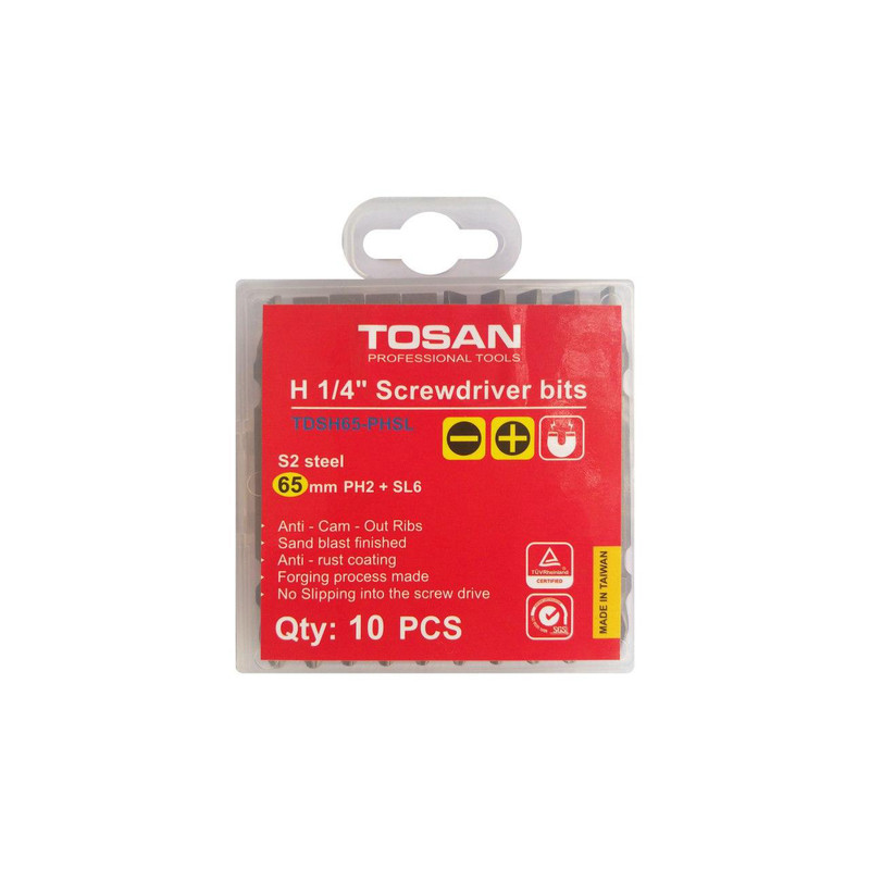  مجموعه 10 عددی سری پیچ گوشتی توسن مدل 65