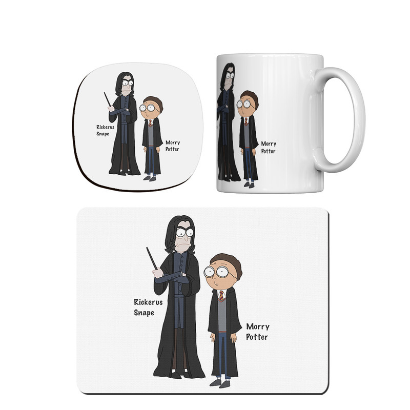 ماگ ترمه طراحان ایده مدل هری پاتر و پرفسور اسنپ کد cfp1575 همراه با زیر لیوانی و موس پد