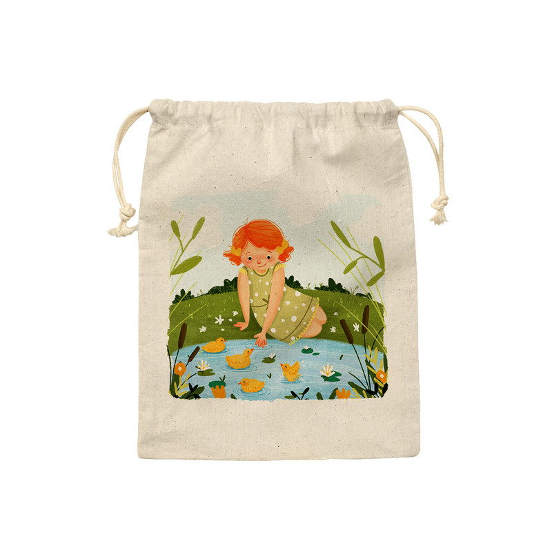 کیسه نان و سبزی ترمه طراحان ایده مدل دخترک و برکه کد cfp1057 - S