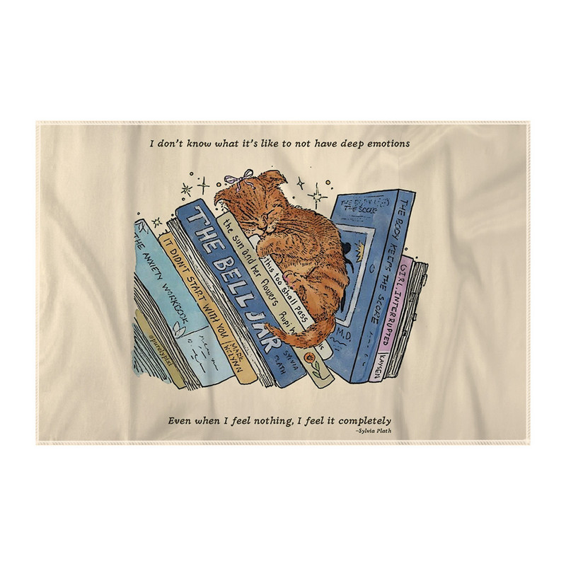 کاغذ کادو ترمه طراحان ایده مدل گربه و کتاب کد strm0655