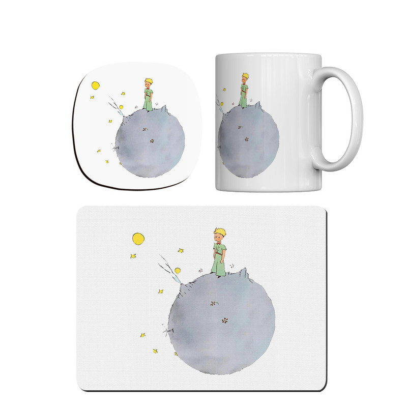 ماگ ترمه طراحان ایده مدل شازده کوچولو کد cfp1345 به همراه زیر لیوانی و موس پد