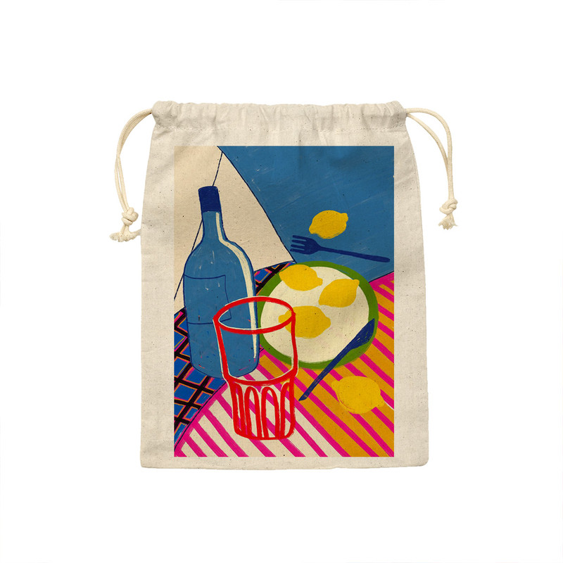 کیسه نان و سبزی ترمه طراحان ایده طرح طبیعت بی‌جان کد strm0638 - M