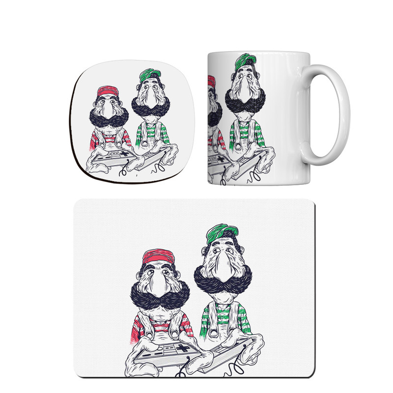 ماگ ترمه طراحان ایده مدل سیبیلو ها کد cfp1518 همراه با زیر لیوانی و موس پد