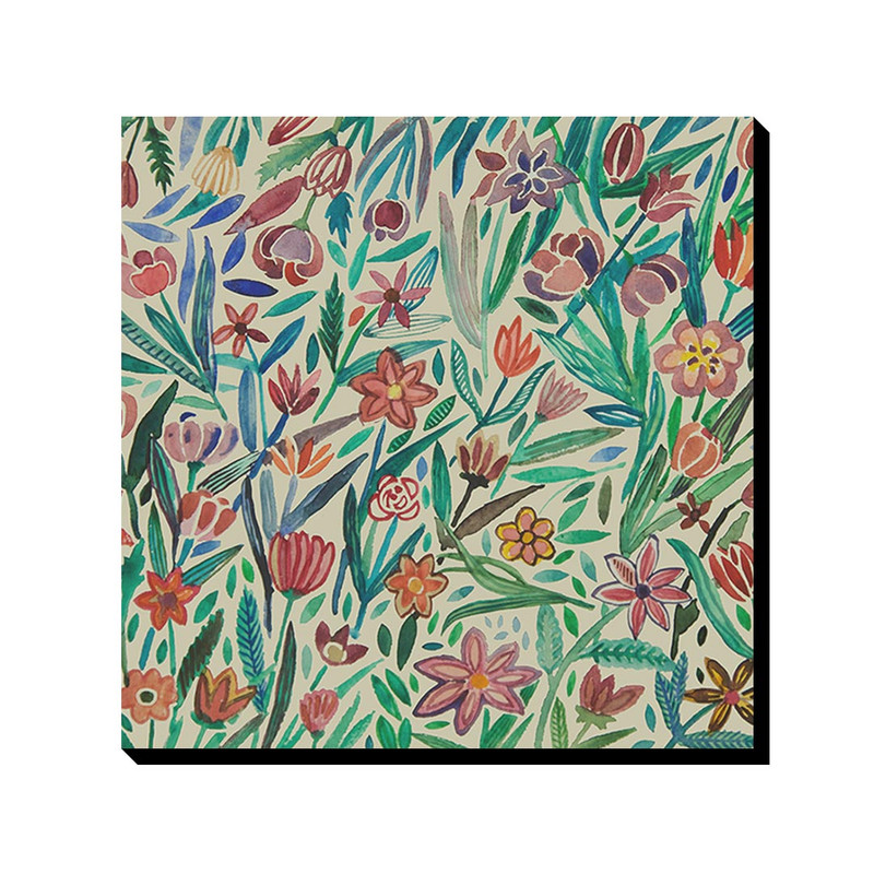 تابلو شاسی ترمه طراحان ایده مدل گل و برگ کد cfp1066