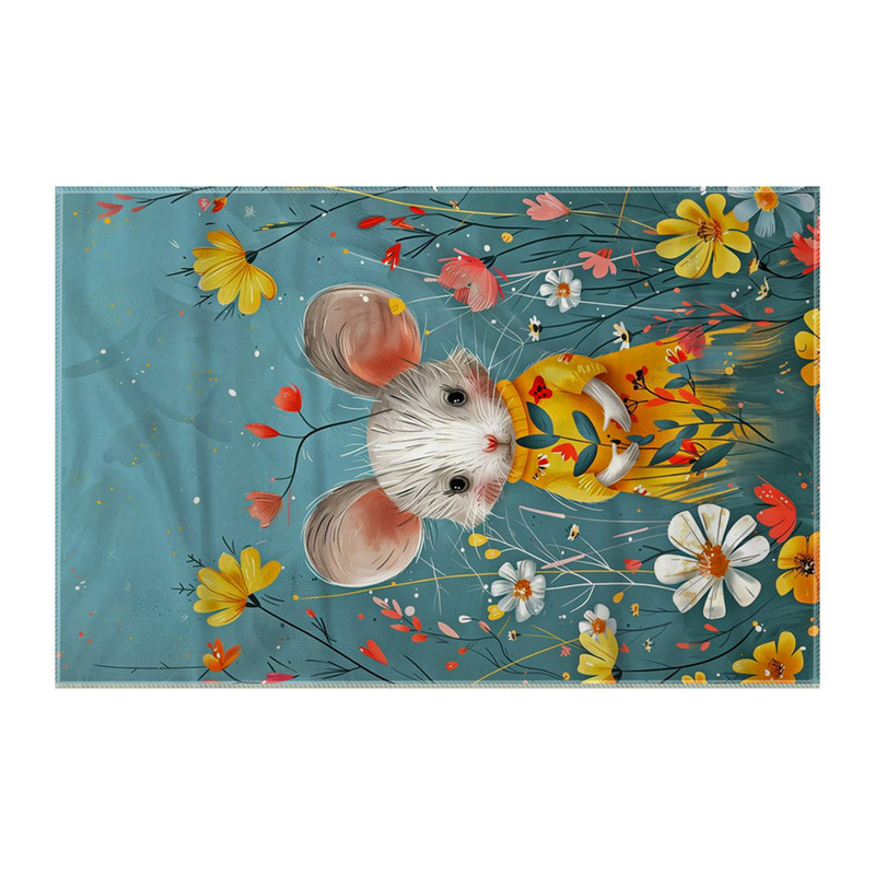 کاغذ کادو ترمه طراحان ایده مدل موش پاییزی کد strm1097