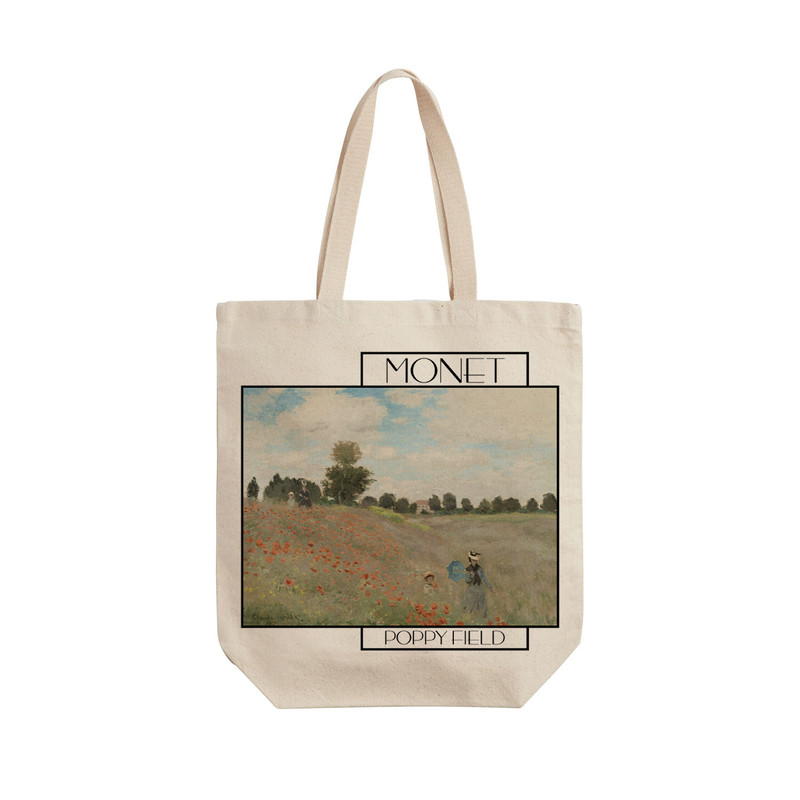 ساک خرید ترمه طراحان ایده مدل دشت شقایق از مونه کد art0226 - L