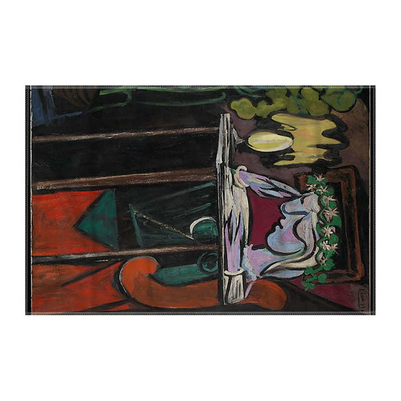 کاغذ کادو ترمه طراحان ایده مدل مطالعه روی میز از پیکاسو کد art0331