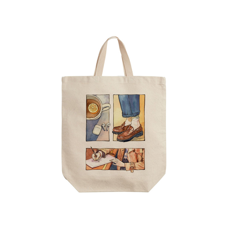 ساک خرید ترمه طراحان ایده مدل وایب نویسنده کد 0010 - S