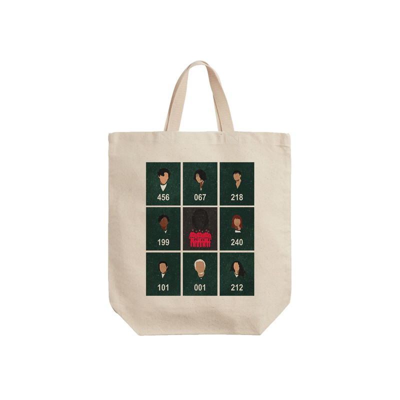 ساک خرید ترمه طراحان ایده مدل سریال اسکویید گیم کد cfp3067 - S