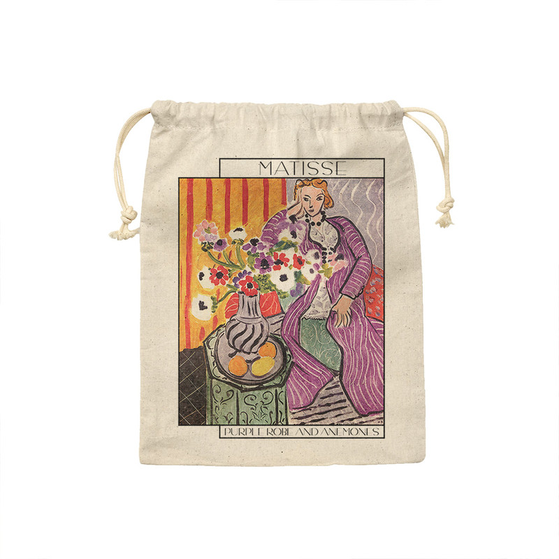 کیسه نان و سبزی ترمه طراحان ایده مدل عبای بنفش و شقایق از ماتیس کد art0644 - S