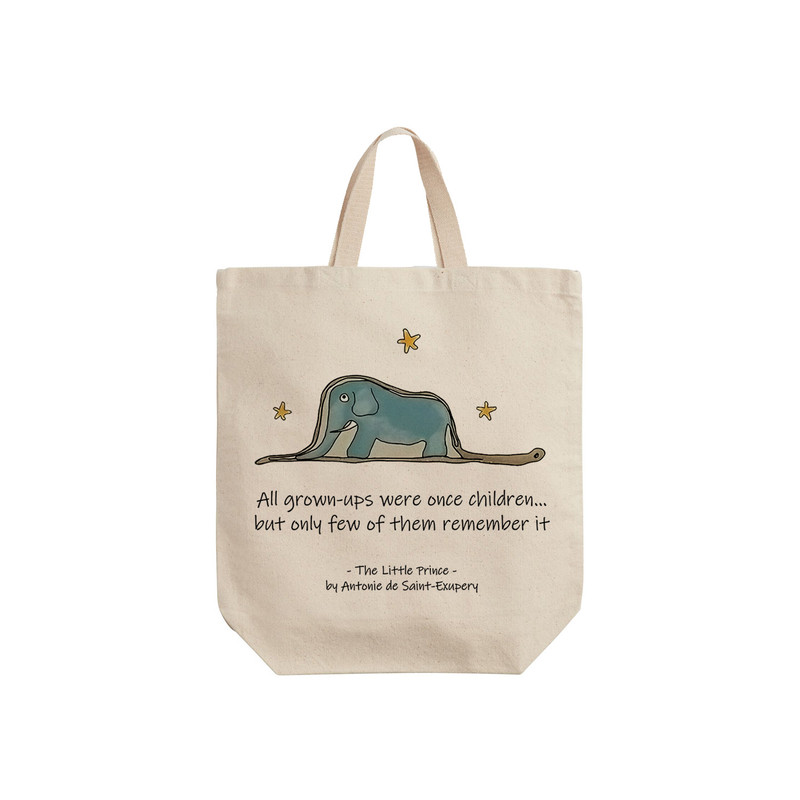 ساک خرید ترمه طراحان ایده مدل مار و فیل شازده کوچولو کد cfp2075 - S