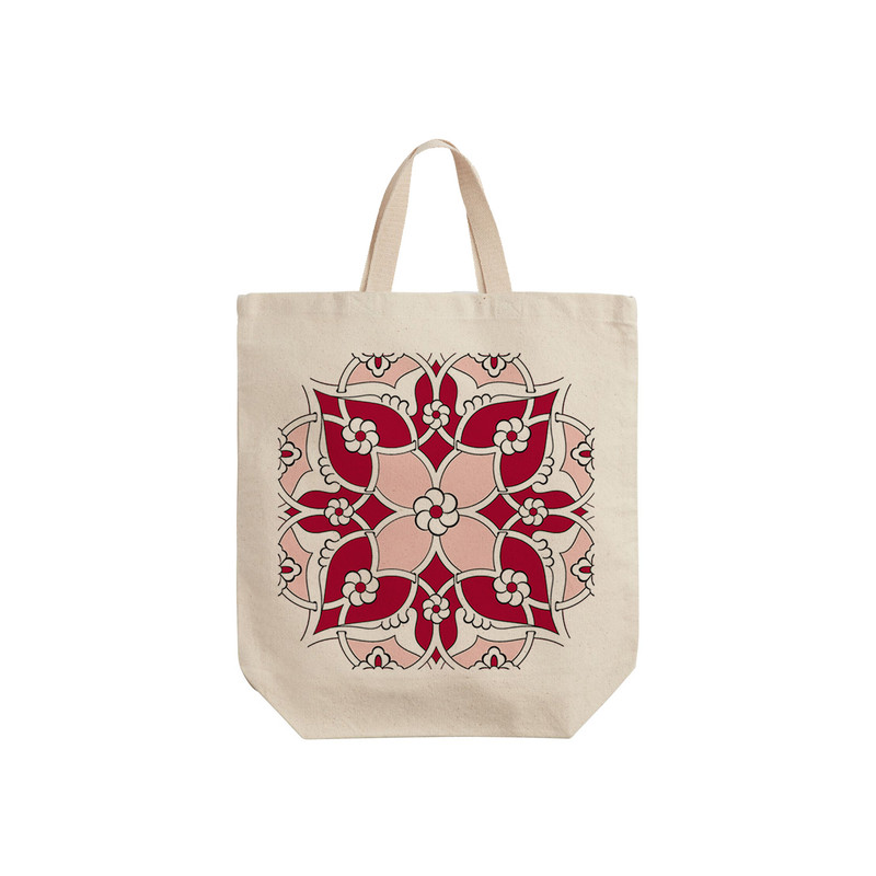 ساک خرید ترمه طراحان ایده مدل پترن سنتی کد cfp1619 - S