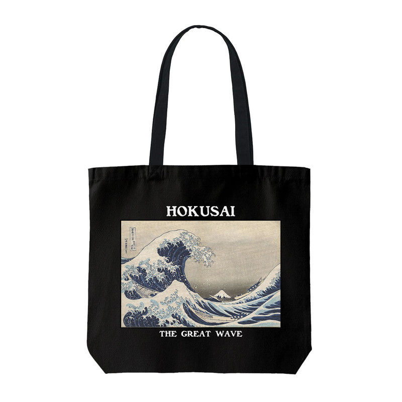 ساک خرید ترمه طراحان ایده مدل موج عظیم از هوکوسای کد art0253 - S