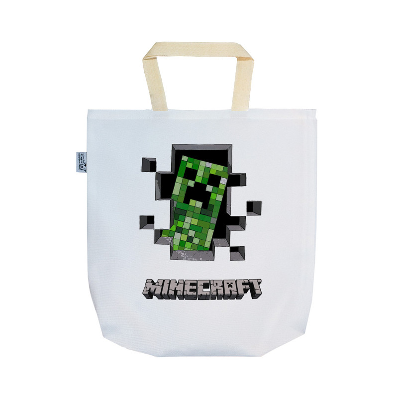 ساک خرید ترمه طراحان ایده مدل بازی ماینکرافت Minecraft کد strm01054 - SS