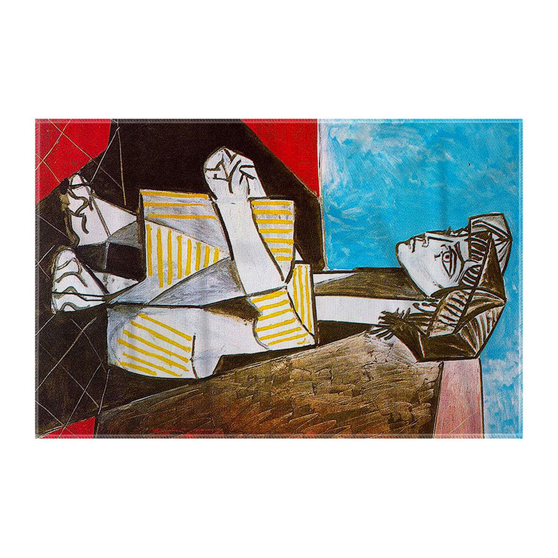 کاغذ کادو ترمه طراحان ایده مدل پرتره ژاکلین با دست‌های ضربدری از پیکاسو کد art0333