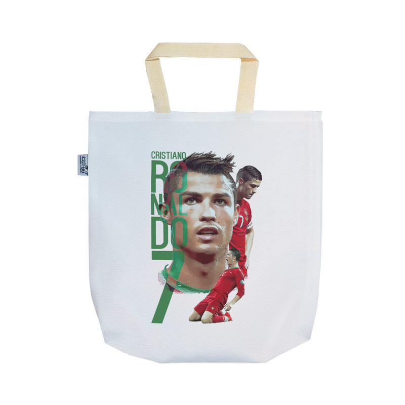 ساک خرید ترمه طراحان ایده مدل پترن کریستیانو رونالدو کد strm0810 - SS